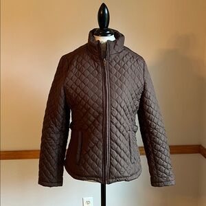 Cambridge Dry Goods Brown Quilted Puffer Jacket